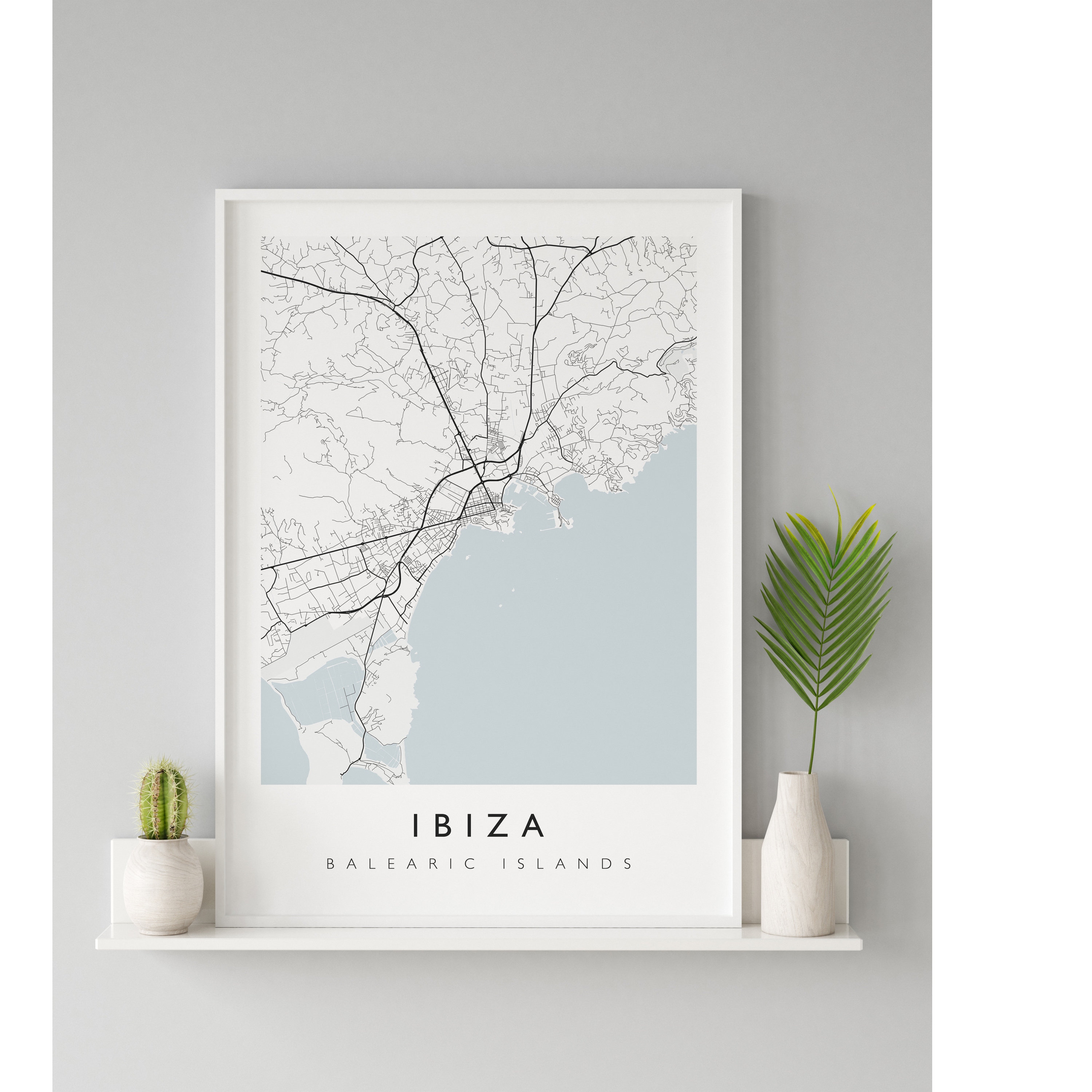 IBIZA Map Print Ibiza Map Ibiza Print Minimalist Maps - Etsy UK