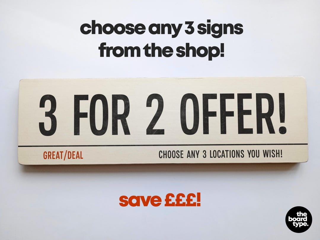 Handmade Wooden Travel Sign: Retro Vacation Decor - 3 for 2 Offer - Etsy