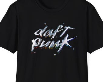 Daft Punk Discovery Logo Shirt Unisex Soft T-Shirt, Daft Punk Music Band Tee, Electronic Music Shirt, Music Festival EDM Shirt