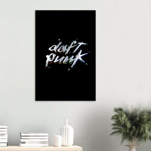 Daft Punk Discovery Logo Wall Poster Daft Punk Discovery Album Music Wall Art Daft Punk Rolled Semi-Glossy Poster Daft Punk Concert Poster