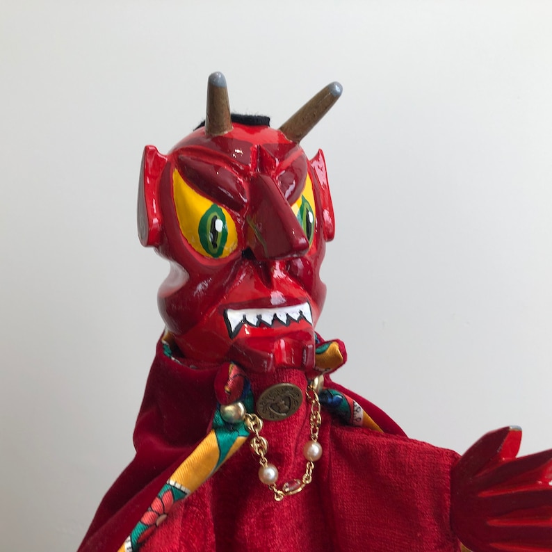 Devil Puppet Etsy