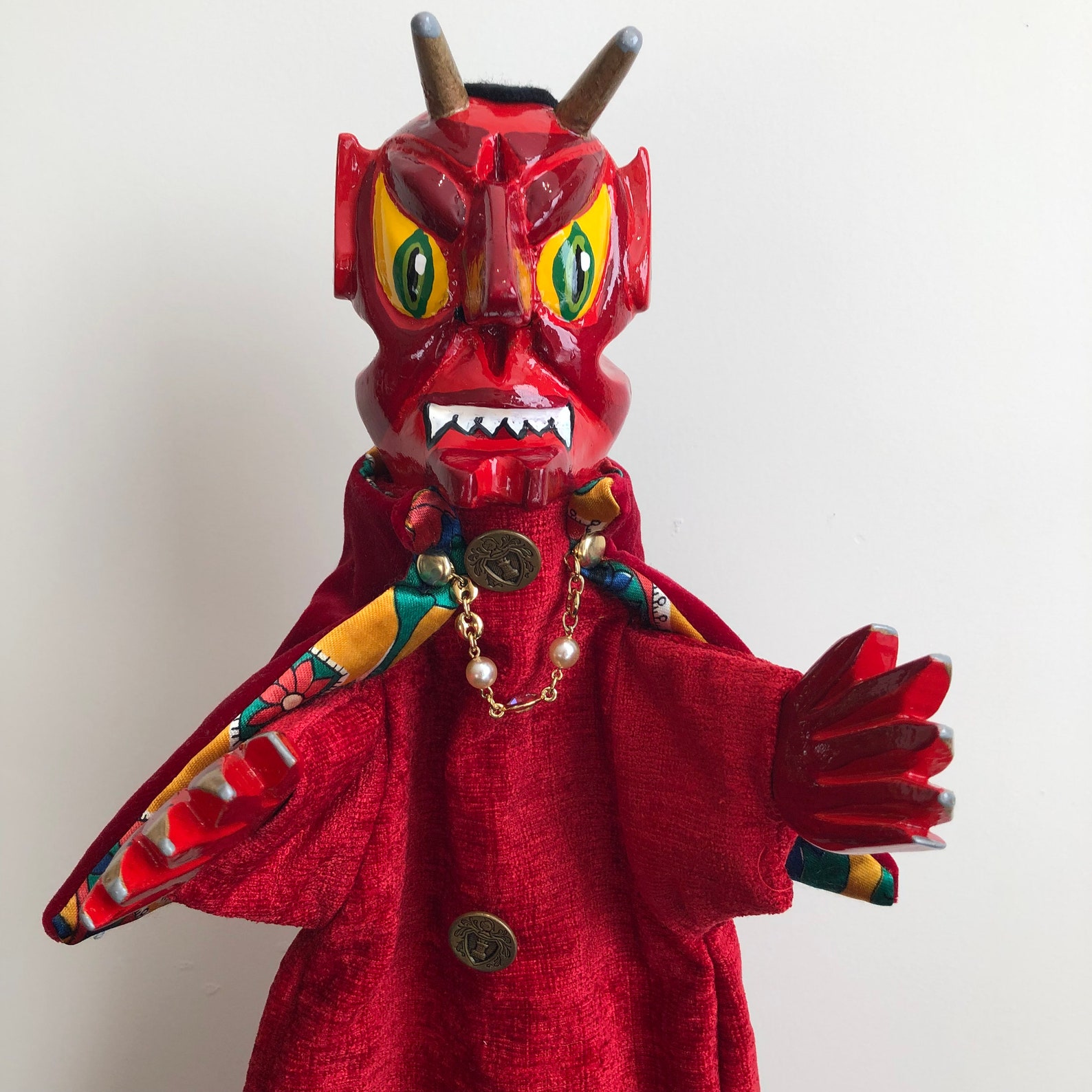 Devil Puppet Etsy