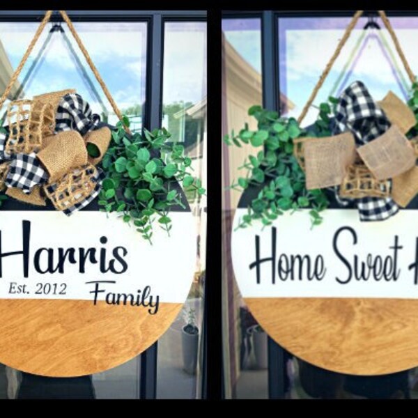 Double Door Wreath Etsy