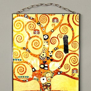 Quadro Giardino della fattoria - Klimt - stampa su tela canvas con o senza  telaio