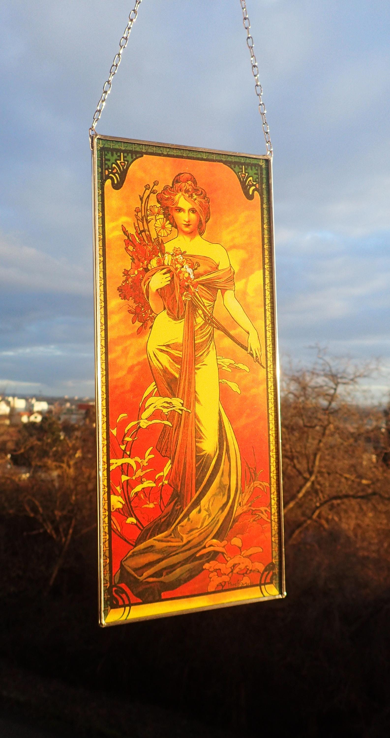 Tableau Mural Goebel Artis Orbis – Alphonse Mucha 'Spring 1900' – Édition Limitée