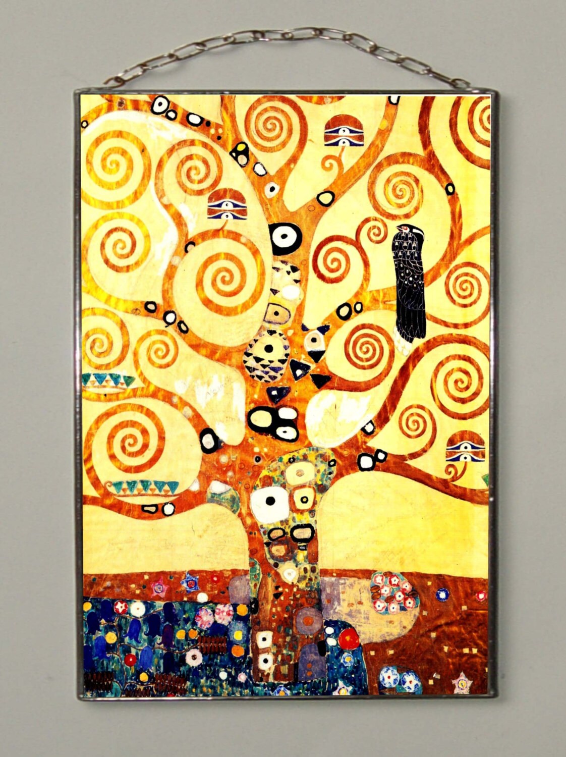 Gustav Klimt Tree Of Life Stained Glass And Printing On Etsy Gustav Klimt Tree Of Life Stained Glass And Printing On Etsy