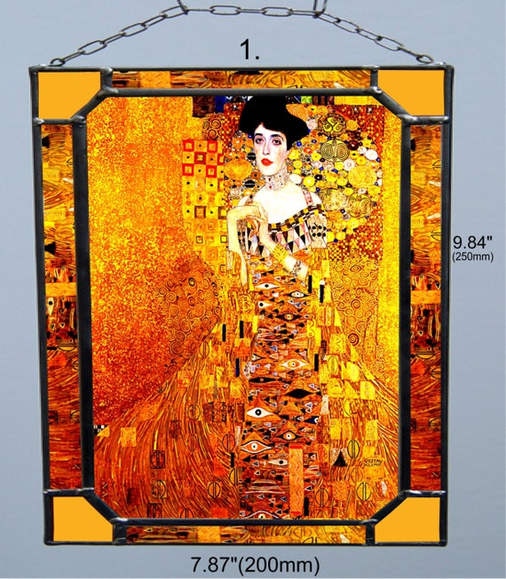グスタフ・クリムト アデーレ・ブロッホ＝バウアー ステンドグラス