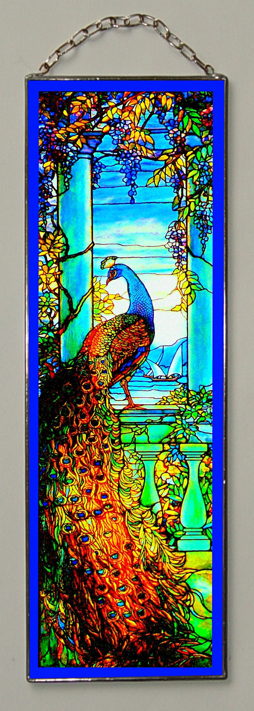 Louis Comfort Tiffany - Peacock Ii.stained Glass and Print on