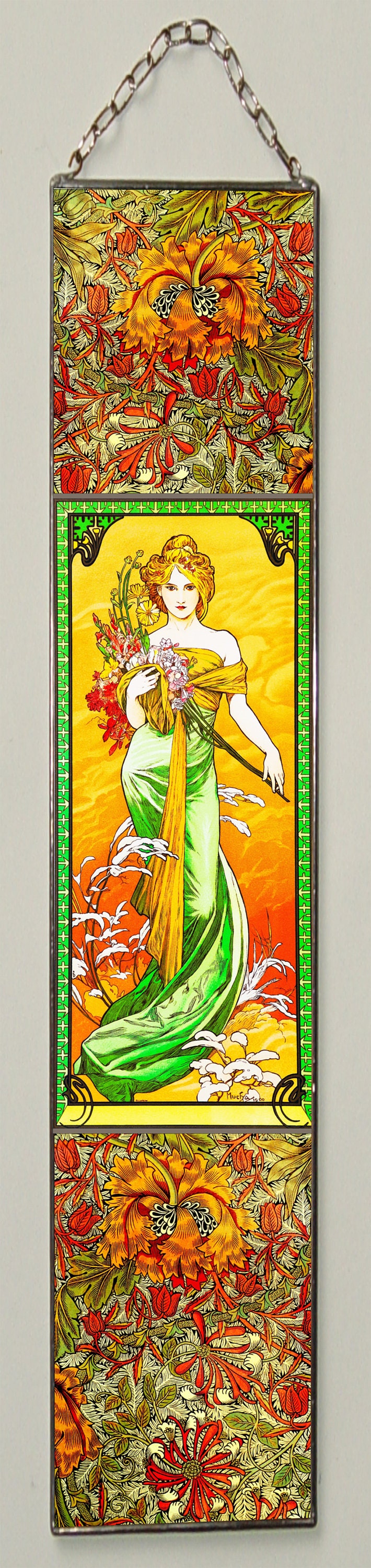 アルフォンス・ミュシャ Alphonse Mucha - Spring ステンドグラス