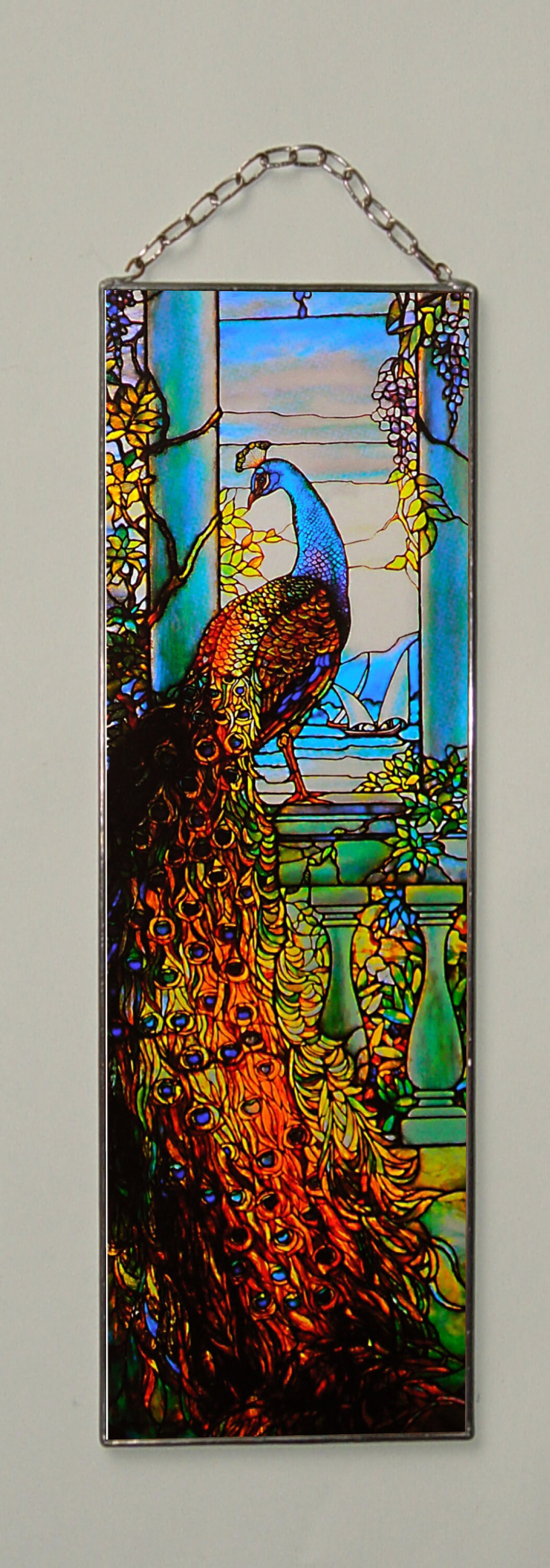 Louis Comfort Tiffany Peacock I Stained Glass and Printing 