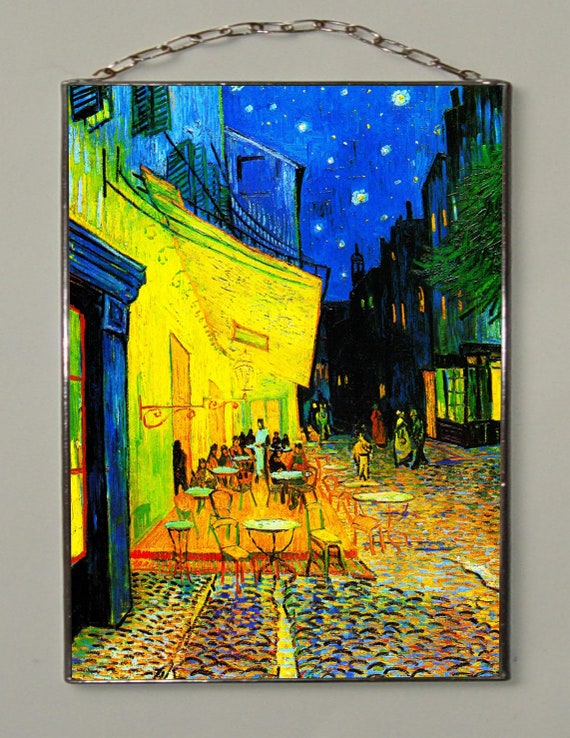 van gogh cafe terrace at night wallpaper