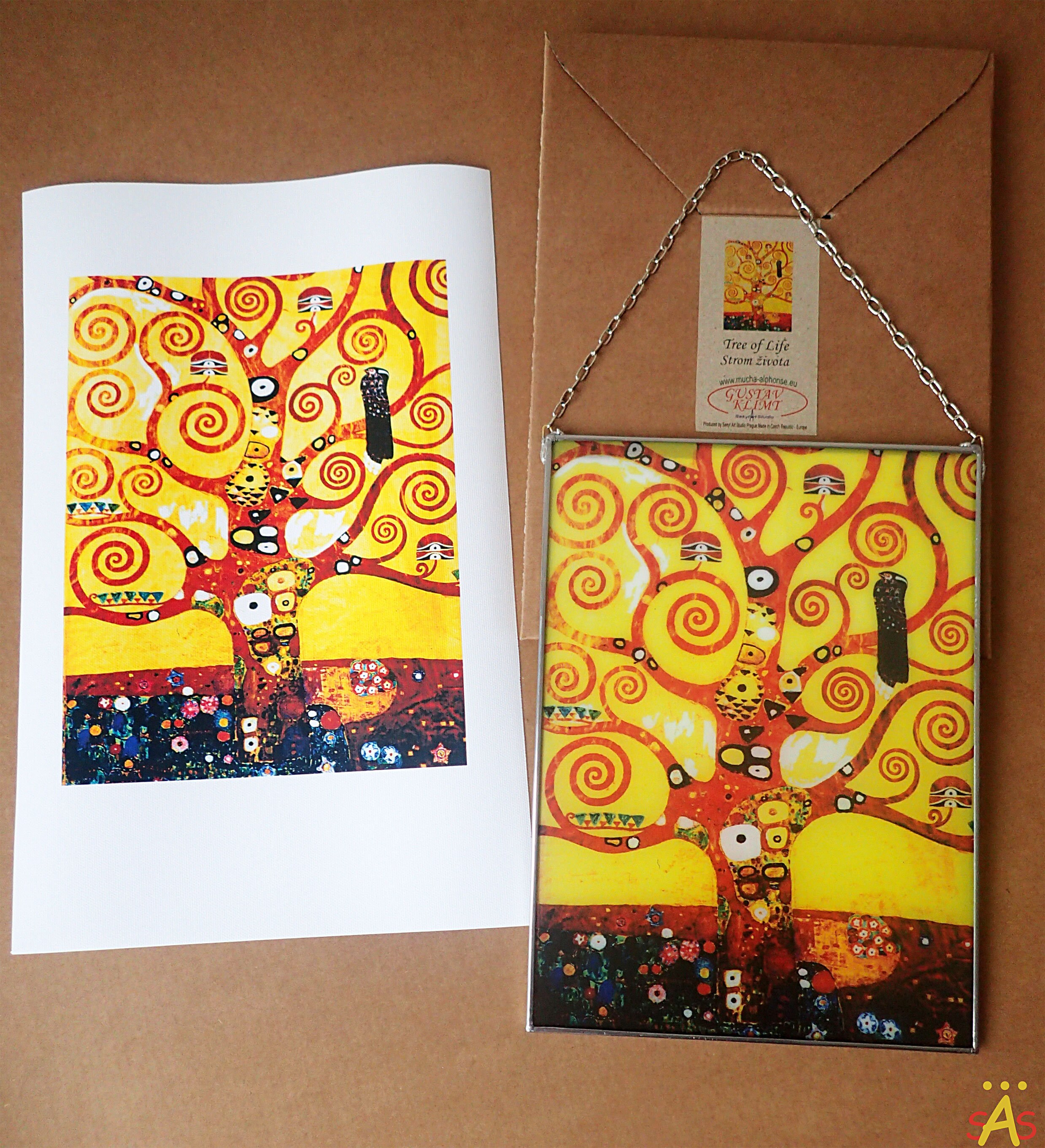 Gustav Klimt Tree Of Life Stained Glass And Printing On Etsy Gustav Klimt Tree Of Life Stained Glass And Printing On Etsy