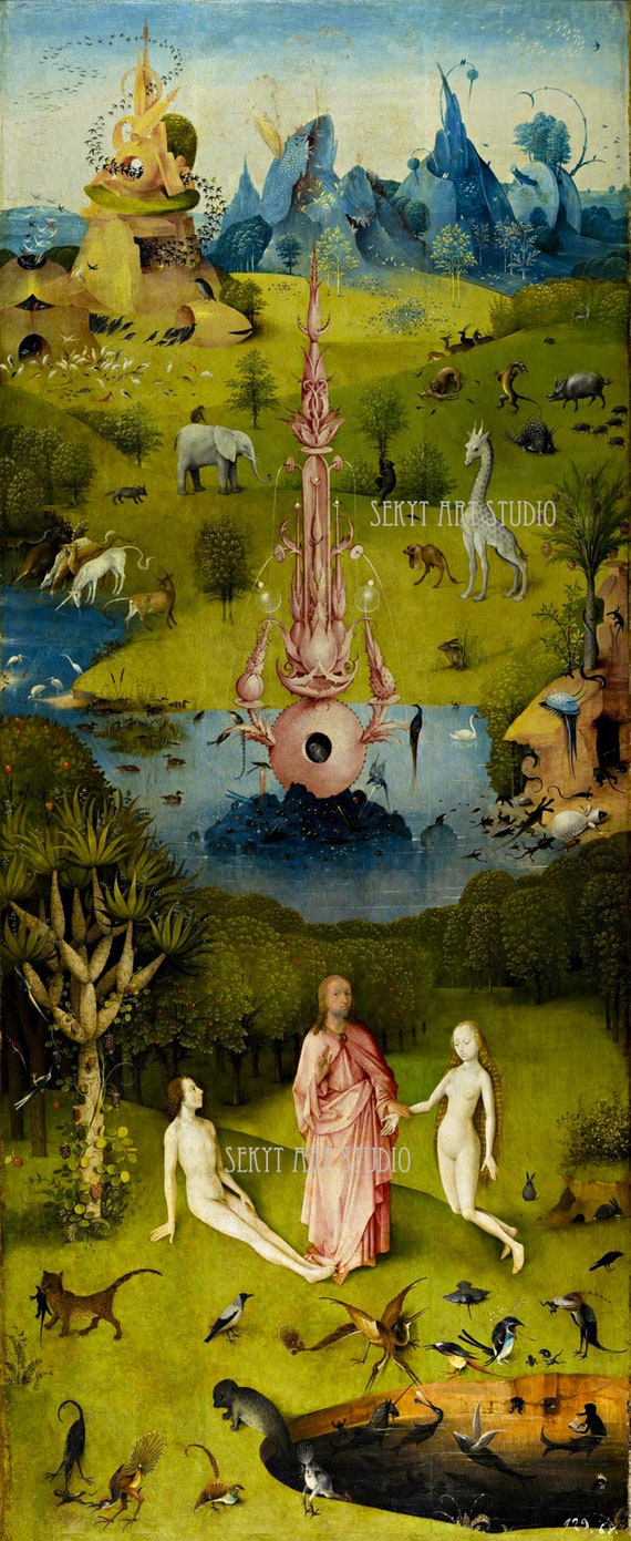 Hieronymus Bosch - the Garden of Earthly Delights. Stained Glass