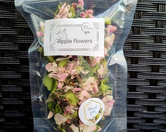 Dried apple flowers 2025