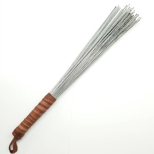 Chi gong metal massage energy stick brush