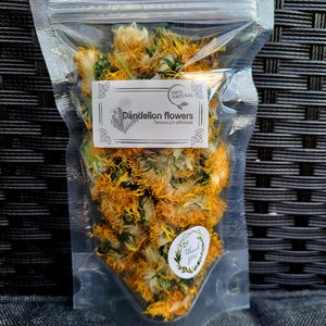 2026!!!  Dried Dandelion flowers