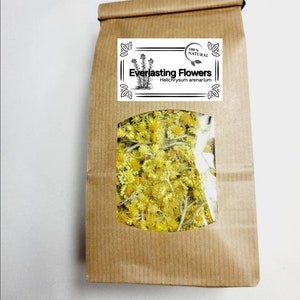 Natural Everlasting Flower Helichrysum arenarium  tea dried herb