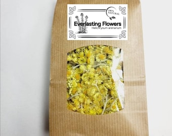 Natural Everlasting Flower Helichrysum arenarium  tea dried herb