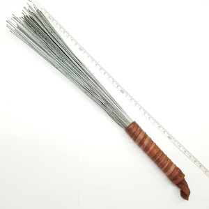 Chi gong metal massage energy stick brush image 8