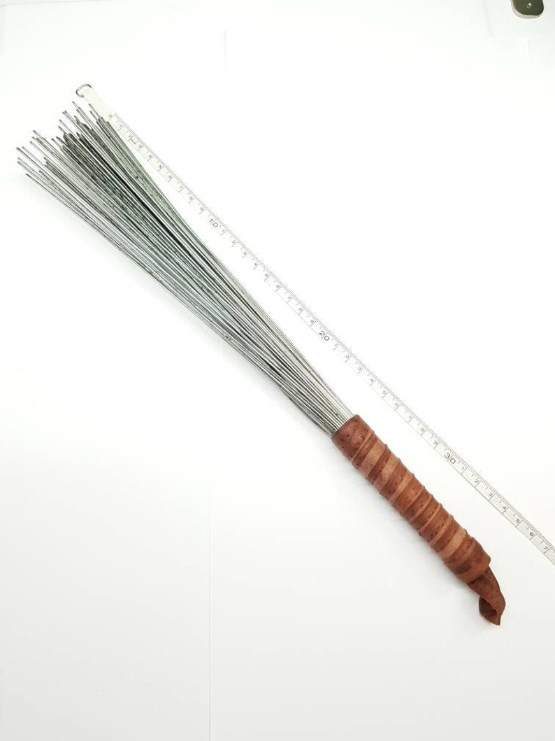 Chi gong metal massage energy stick brush image 8
