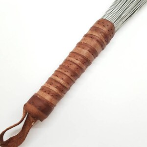 Chi gong metal massage energy stick brush image 6