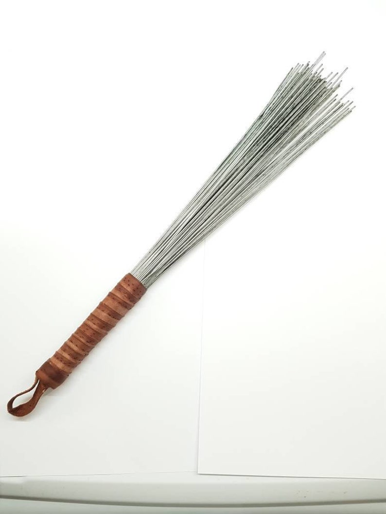 Chi gong metal massage energy stick brush image 3