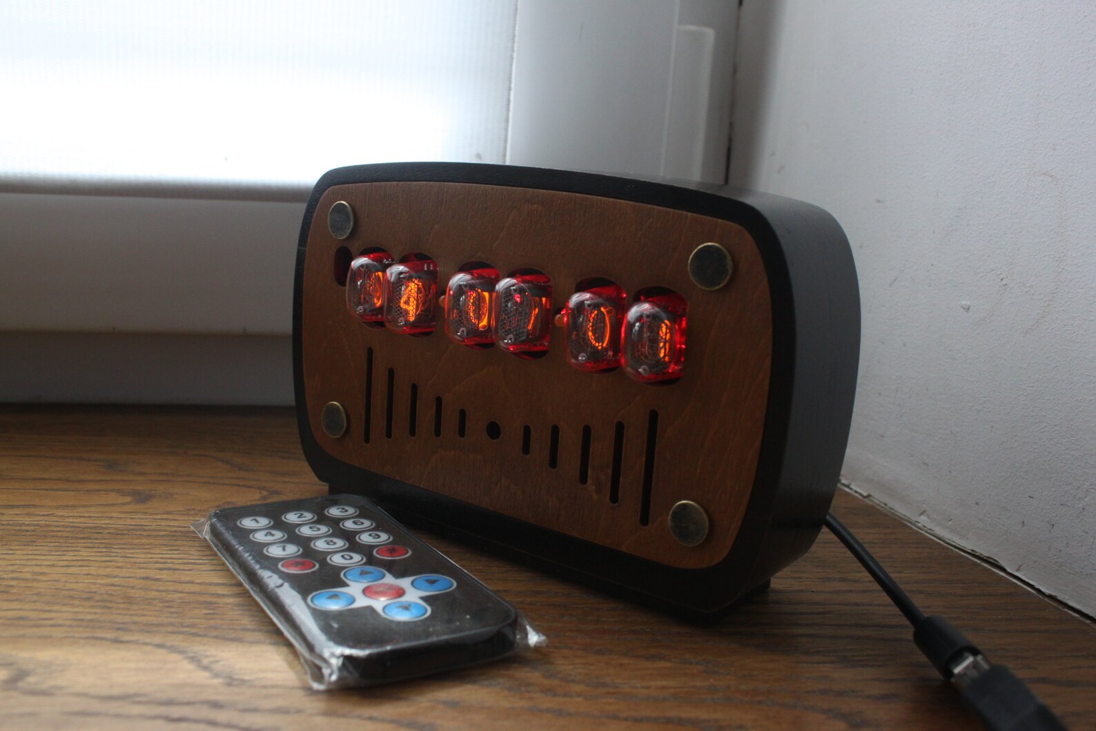 Nixie Tube Clock With Motion Sensor Include IN17 Tubes Etsy