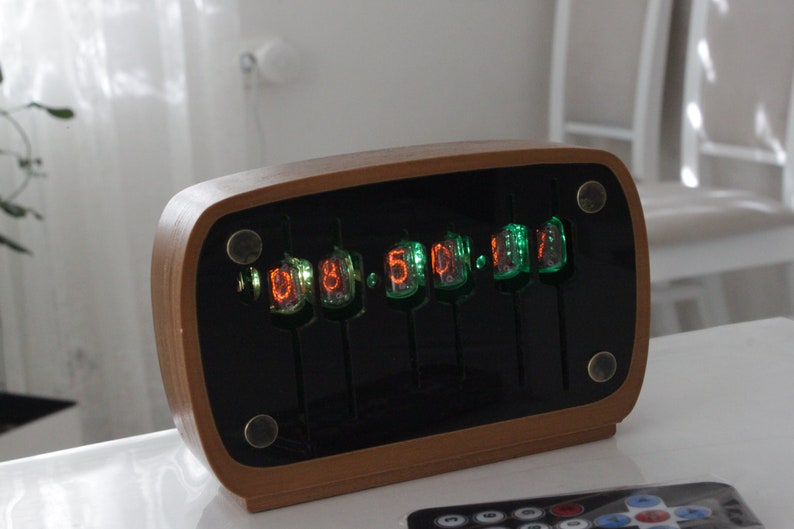 Nixie Tube Clock With Motion Sensor Include IN17 Tubes Etsy