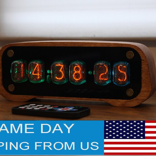 Nixie Tube Clock With IN12 Tubes With Enclosure Fully Etsy