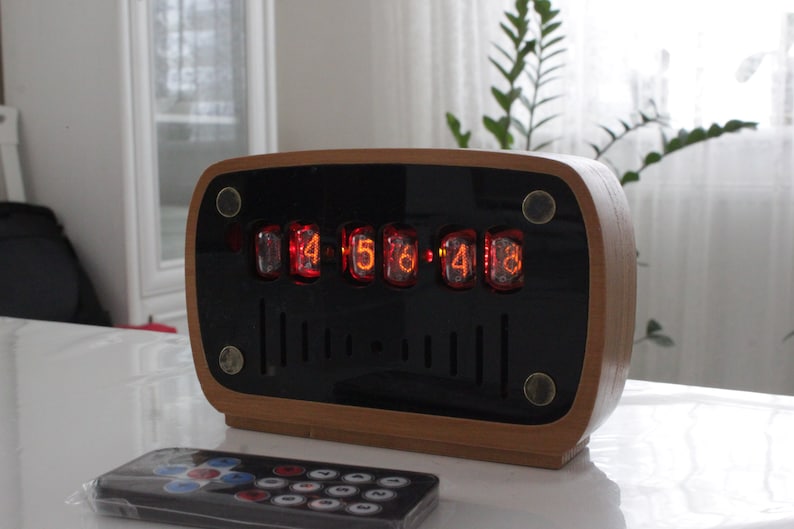 Nixie Tube Clock With Motion Sensor Include IN17 Tubes Etsy