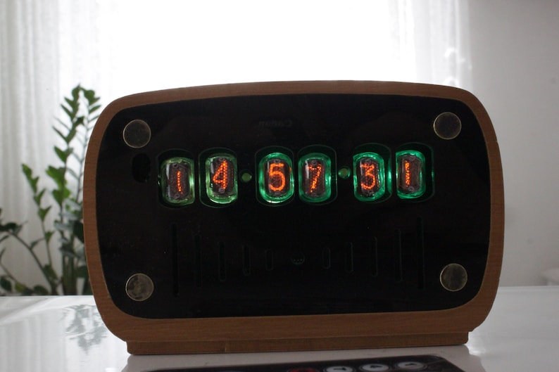 Nixie Tube Clock With Motion Sensor Include IN17 Tubes Etsy