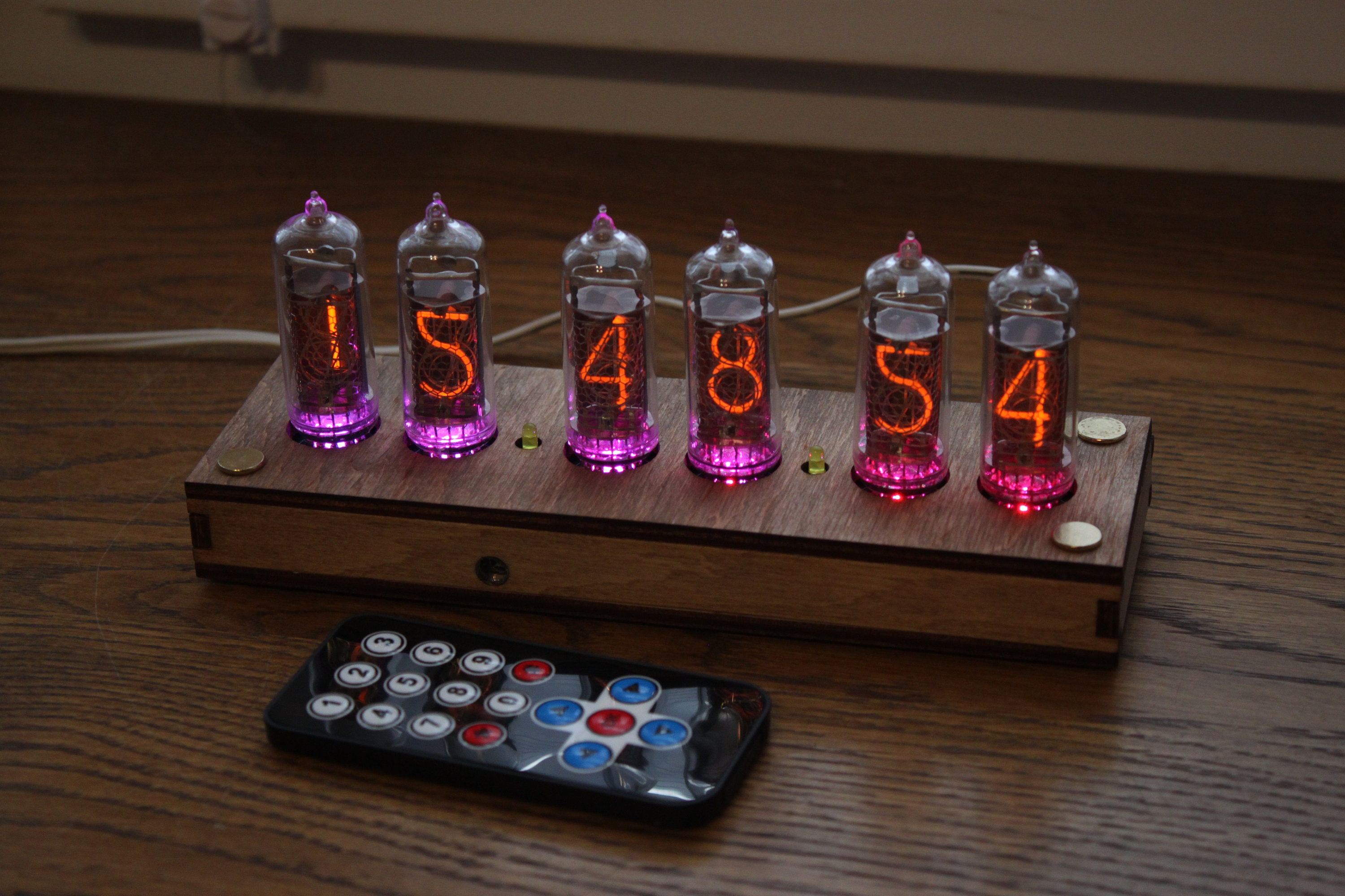 Nixie Tube Clock IN82 Of The USSR Production On Lamp Canada