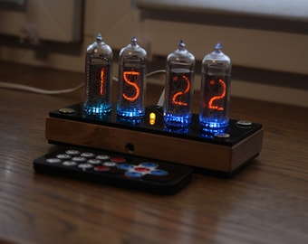 Nixie Tubes Counter and Countdown for Weddings and Events gift couple unique