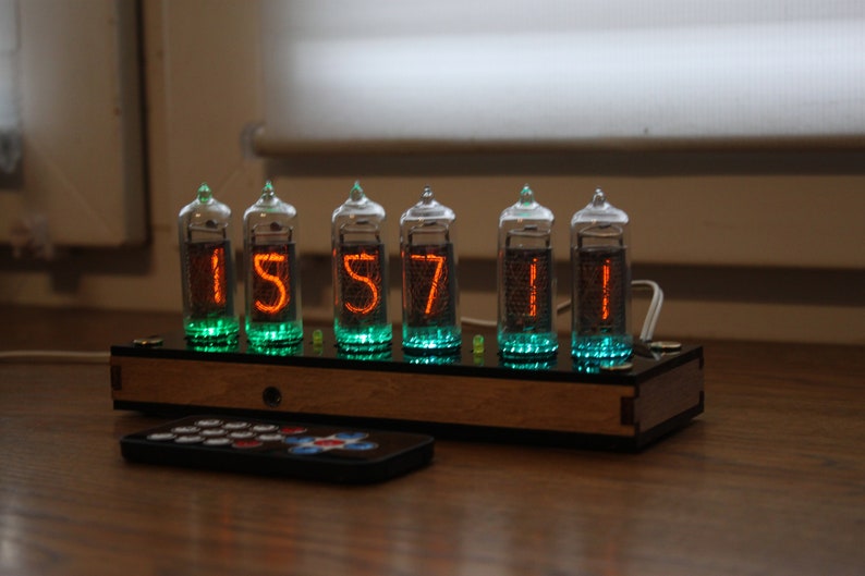 Nixie Tube Clock Include IN14 Tubes and Case Old School Etsy