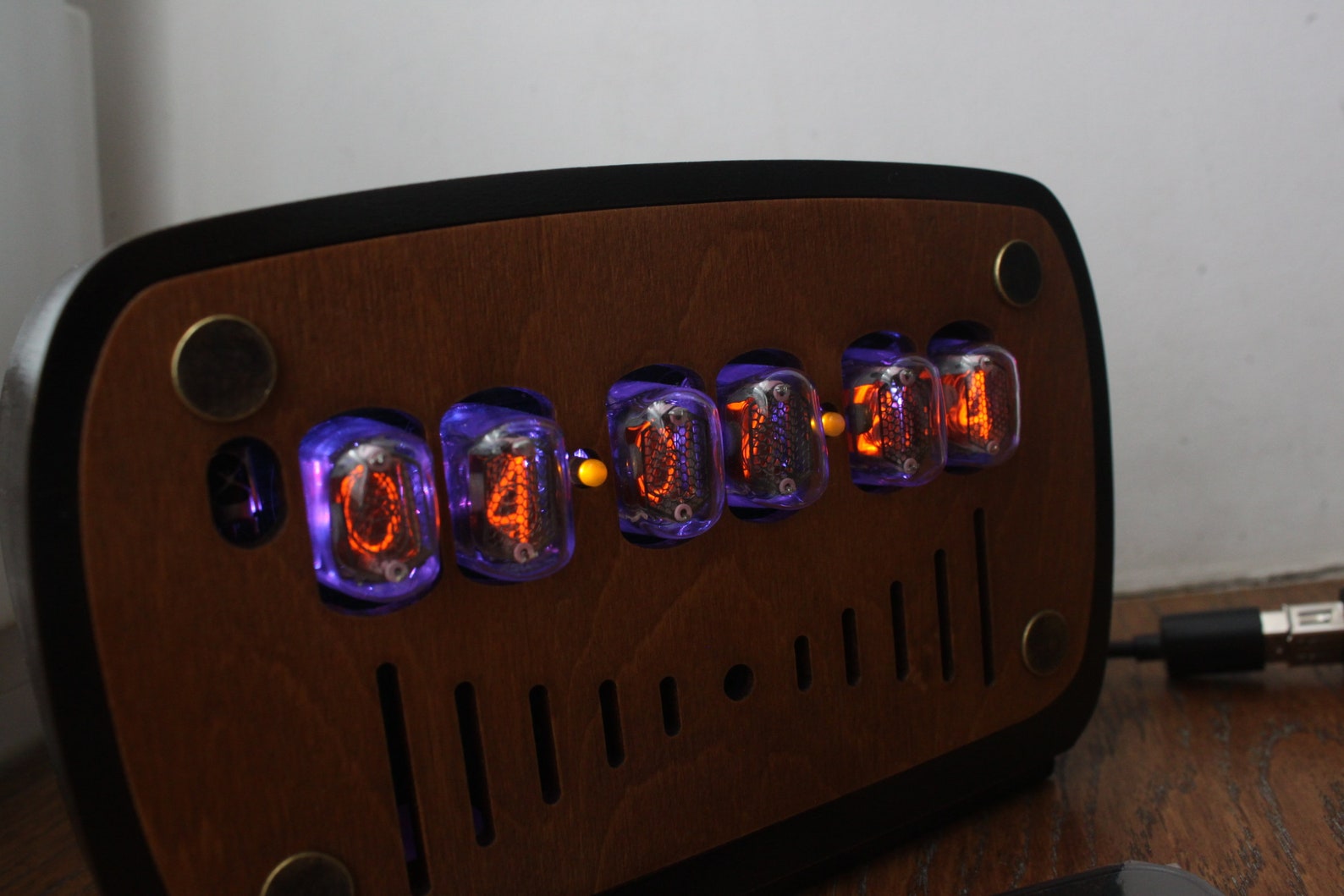 Nixie Tube Clock With Motion Sensor Include IN17 Tubes Etsy
