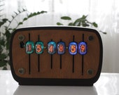 Nixie tube clock with motion sensor || include IN-17 tubes with enclosure and fully assembled with handmade retro alarm Vintage Tube Clock