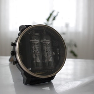 nixie tube watch wrist IN-16 clock with ultra rare grid and digits font style, please check description for more history image 5