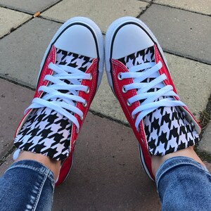 houndstooth tennis shoes