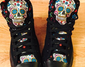 Sugar Skull Converse Shoes