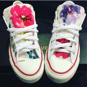 Floral Converse Chuck Taylor Shoes