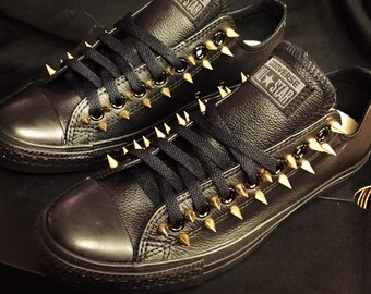 leather converse sale
