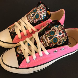 Sugar skull Converse Chuck Taylor Shoes image 6