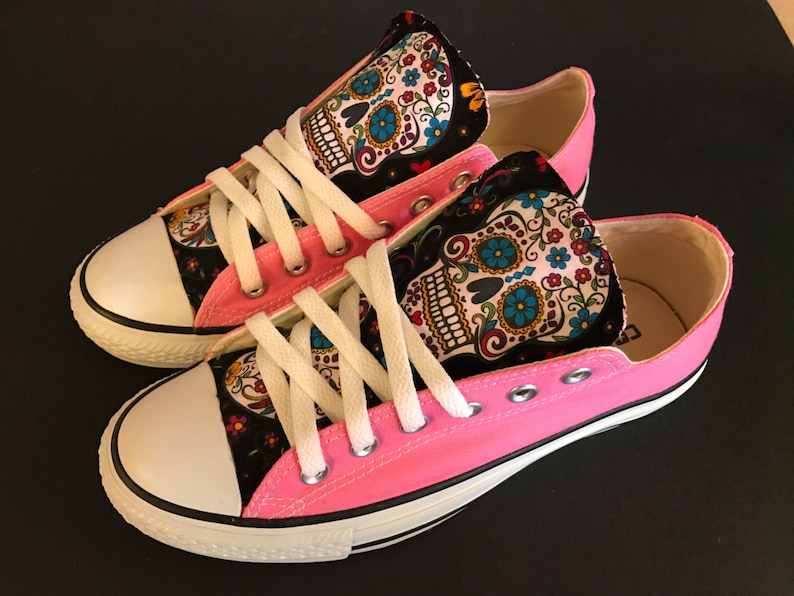 Sugar skull Converse Chuck Taylor Shoes image 6