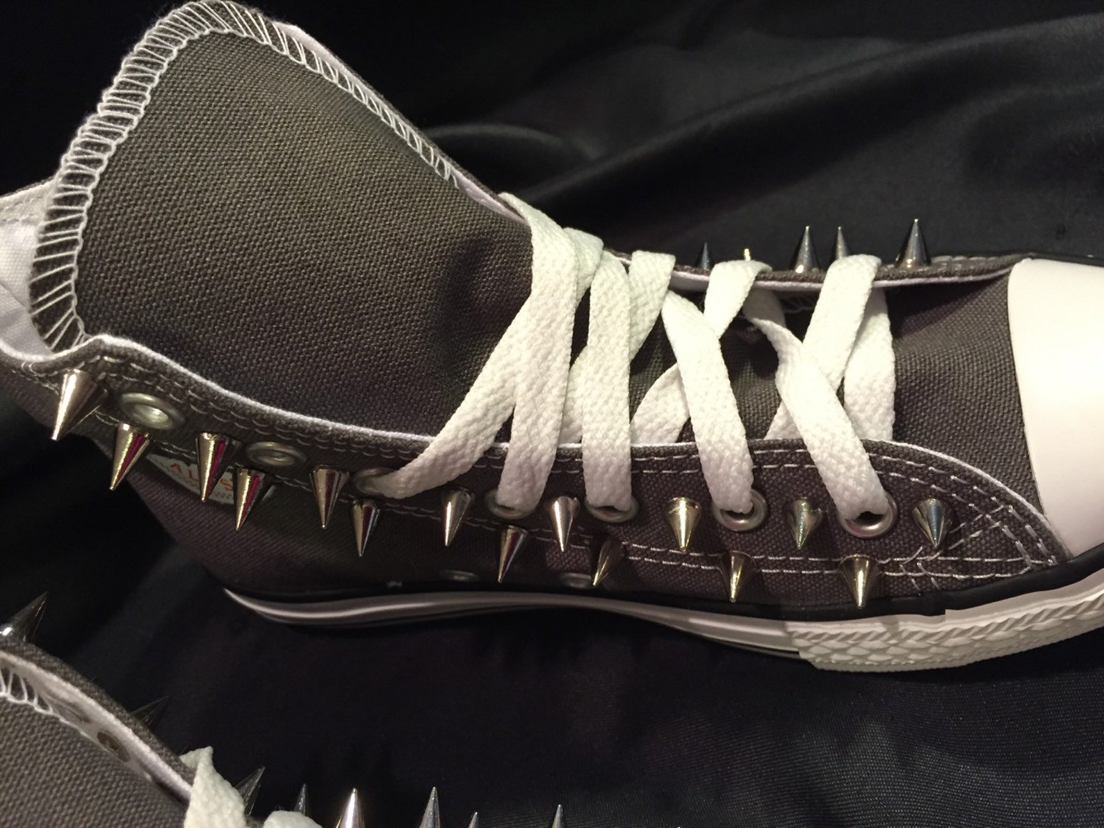 spiked converse shoes