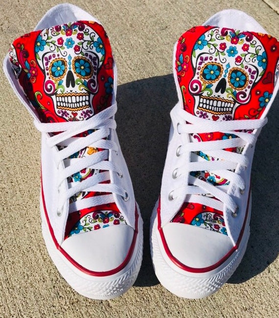 converse sugar skull sneakers