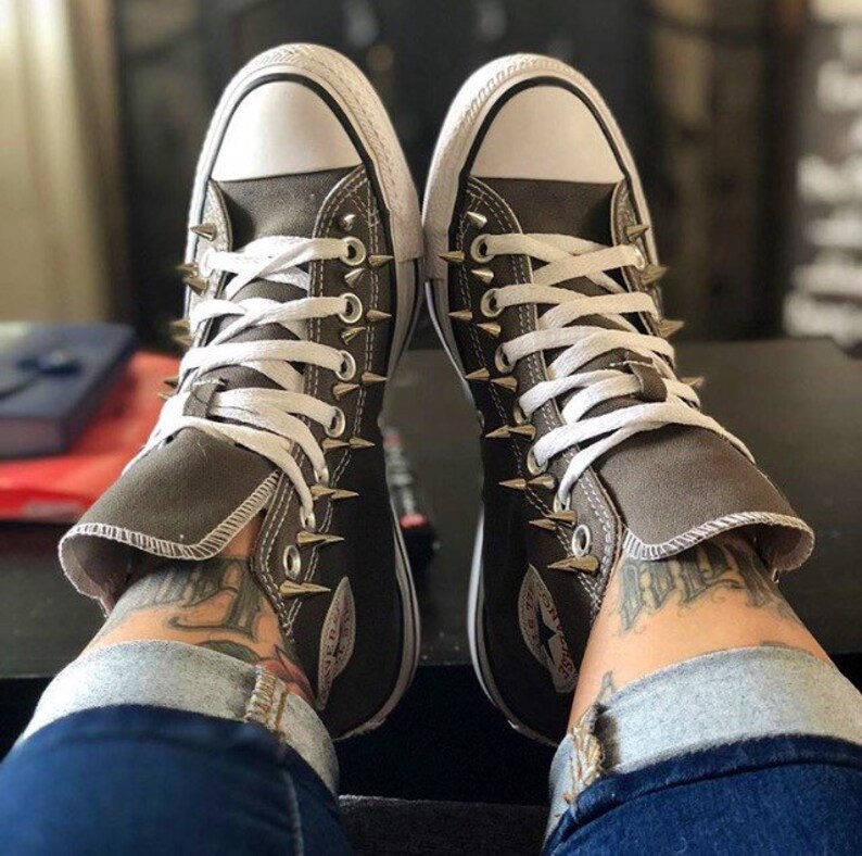 platform spiked converse