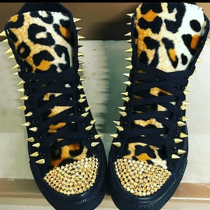 shoes with spikes on top