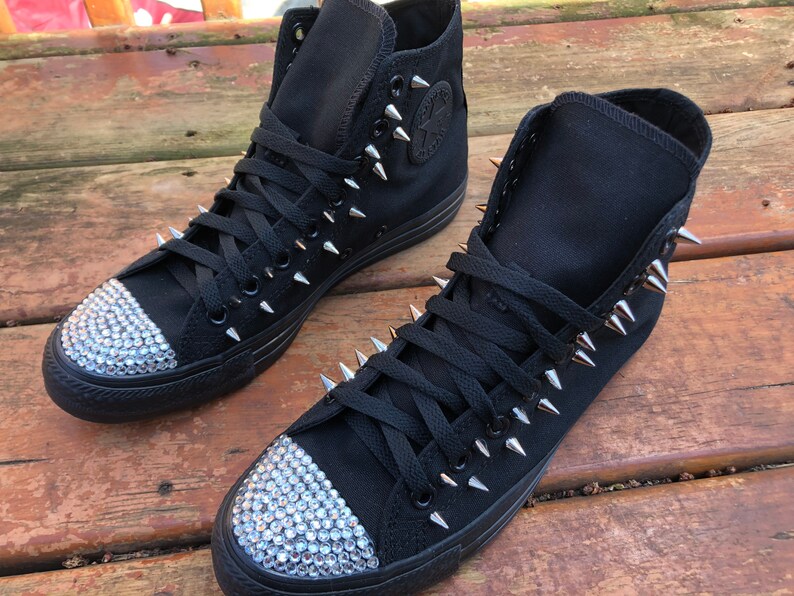 platform spiked converse