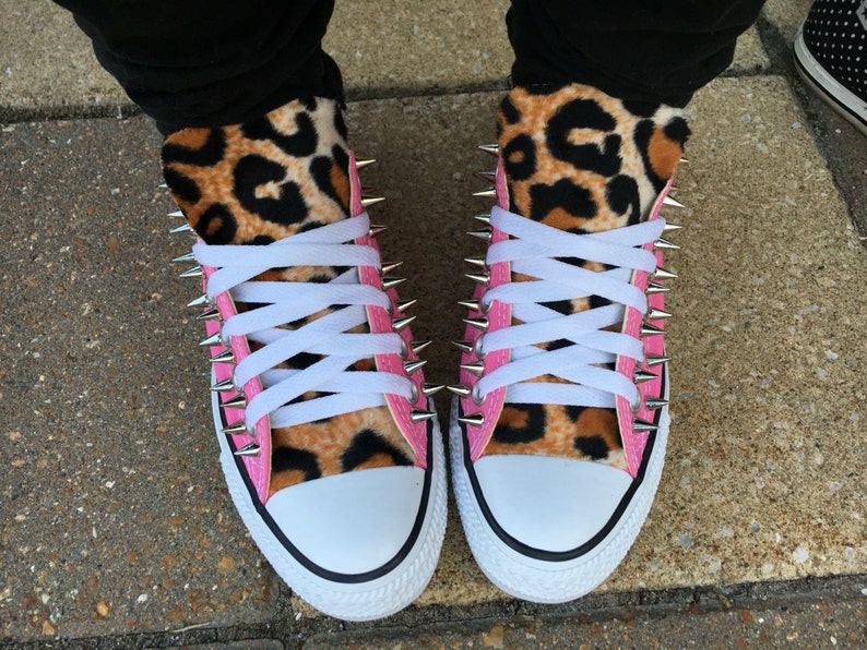 pink leopard print converse