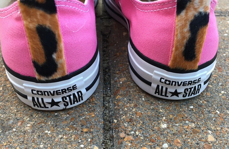 converse platform pink leopard